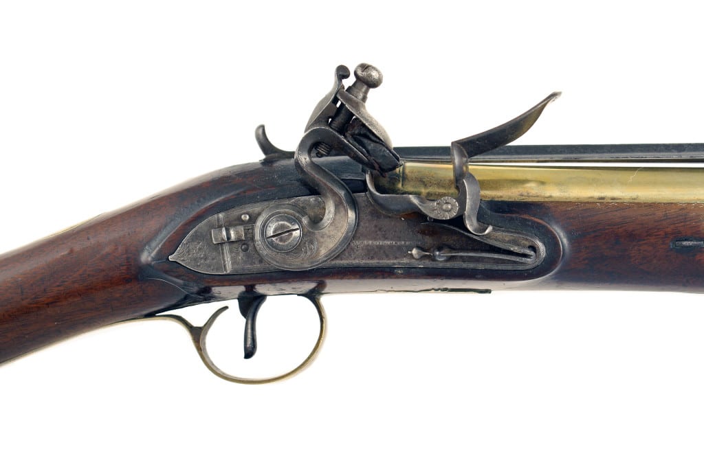 A Brass Barrelled Flintlock Blunderbuss by H.W. Mortimer, London, Circa 1780.