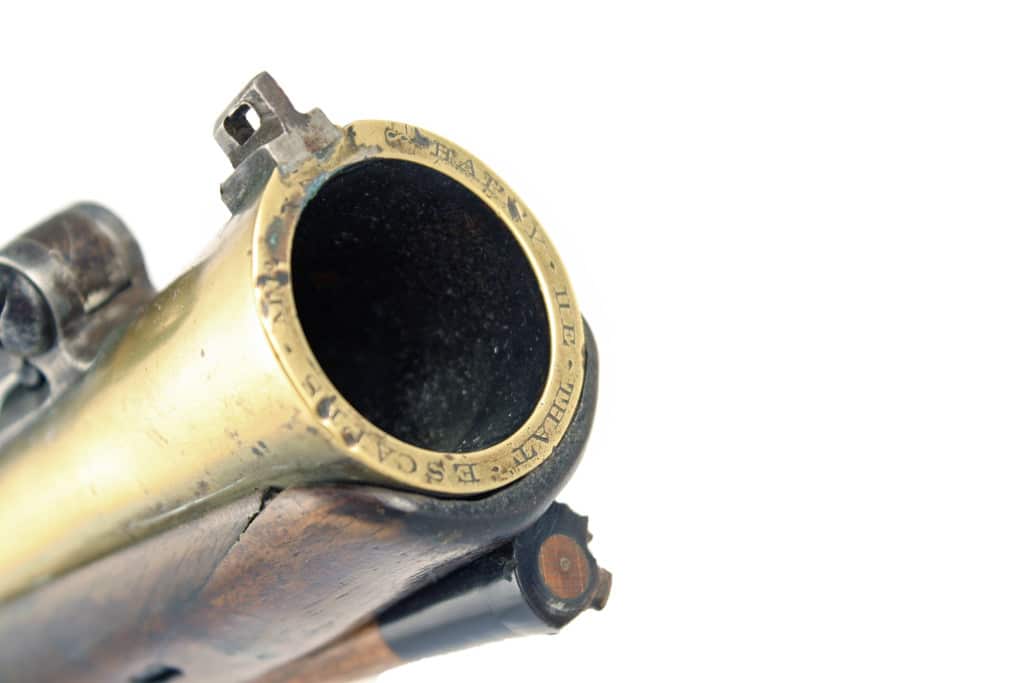 A Brass Barrelled Flintlock Blunderbuss by H.W. Mortimer, London, Circa 1780. - Image 2