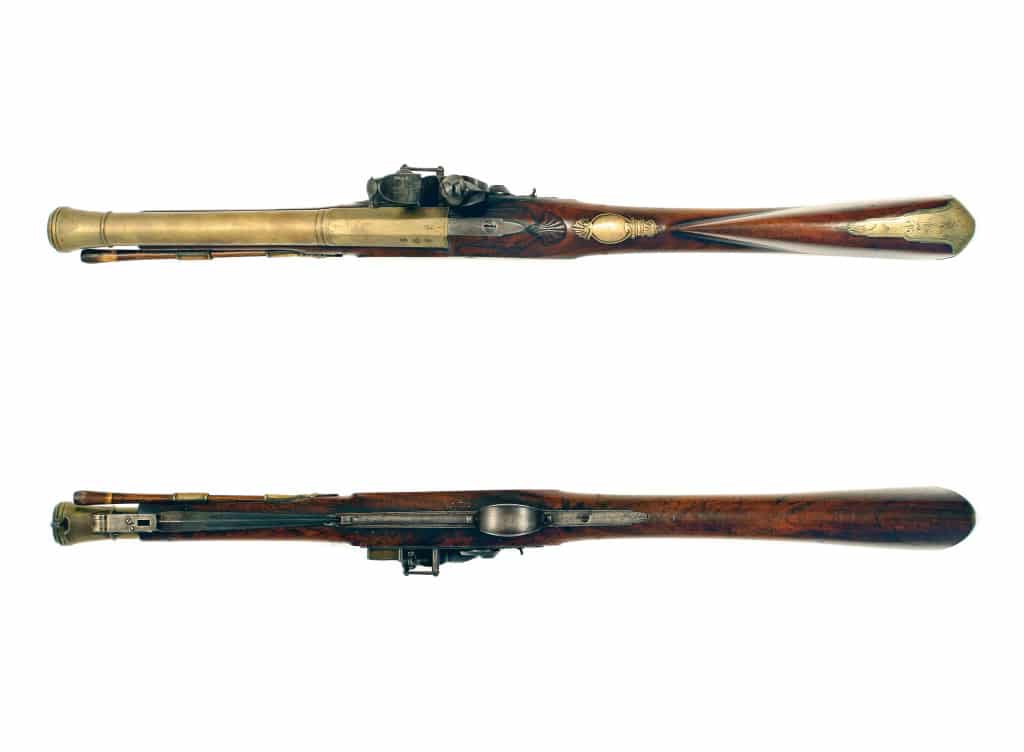 A Rare Self-Priming Brass Barrelled Flintlock Blunderbuss - Image 2