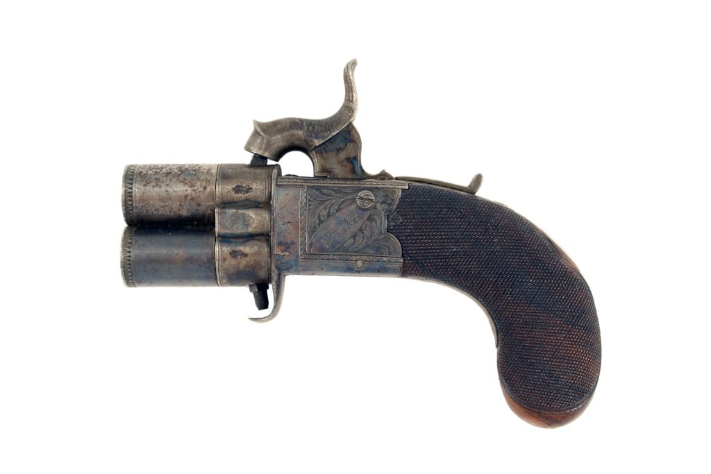 A Clean 54 Bore Percussion Turn Over Pistol by John Blissett. - Image 4