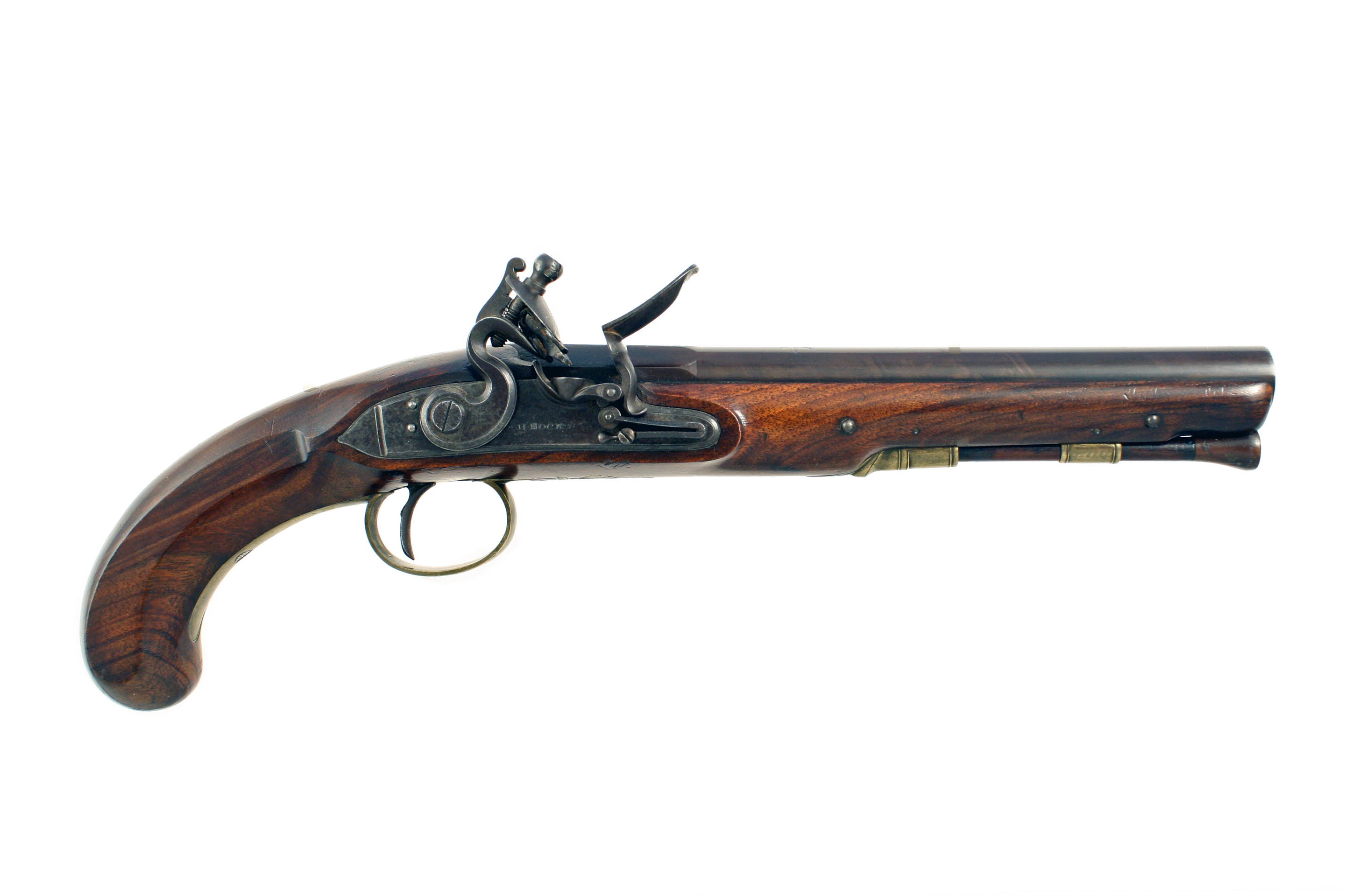 A Superb Pair of Flintlock Officers Pistols by H. Nock. - Image 8