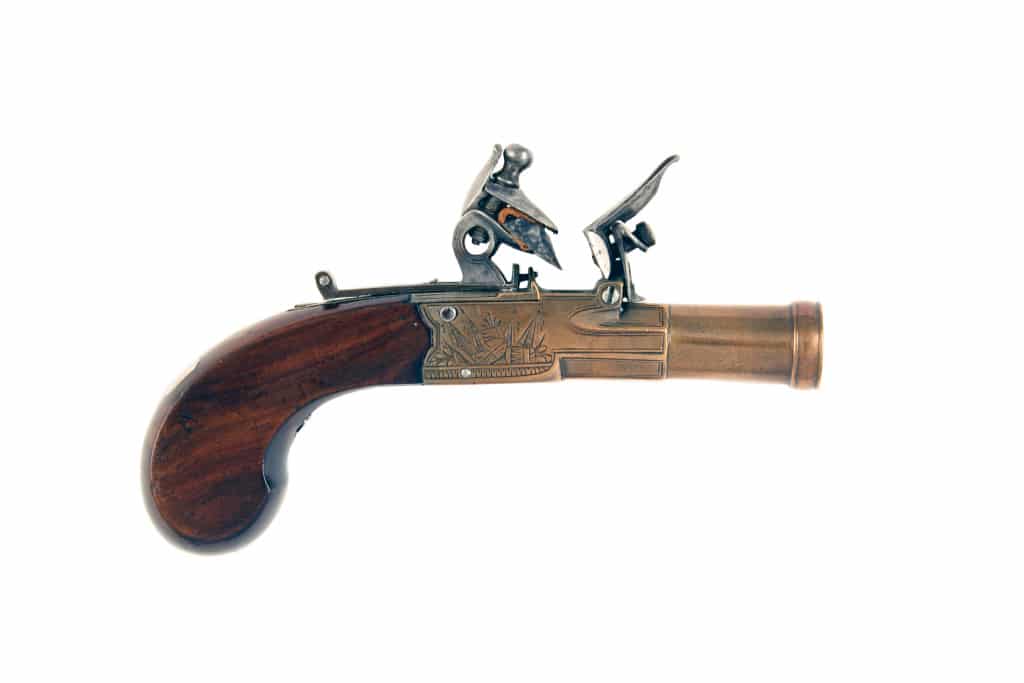 A Small Pair of Flintlock Blunderbuss Pistols by Buchan of Dundee. - Image 5