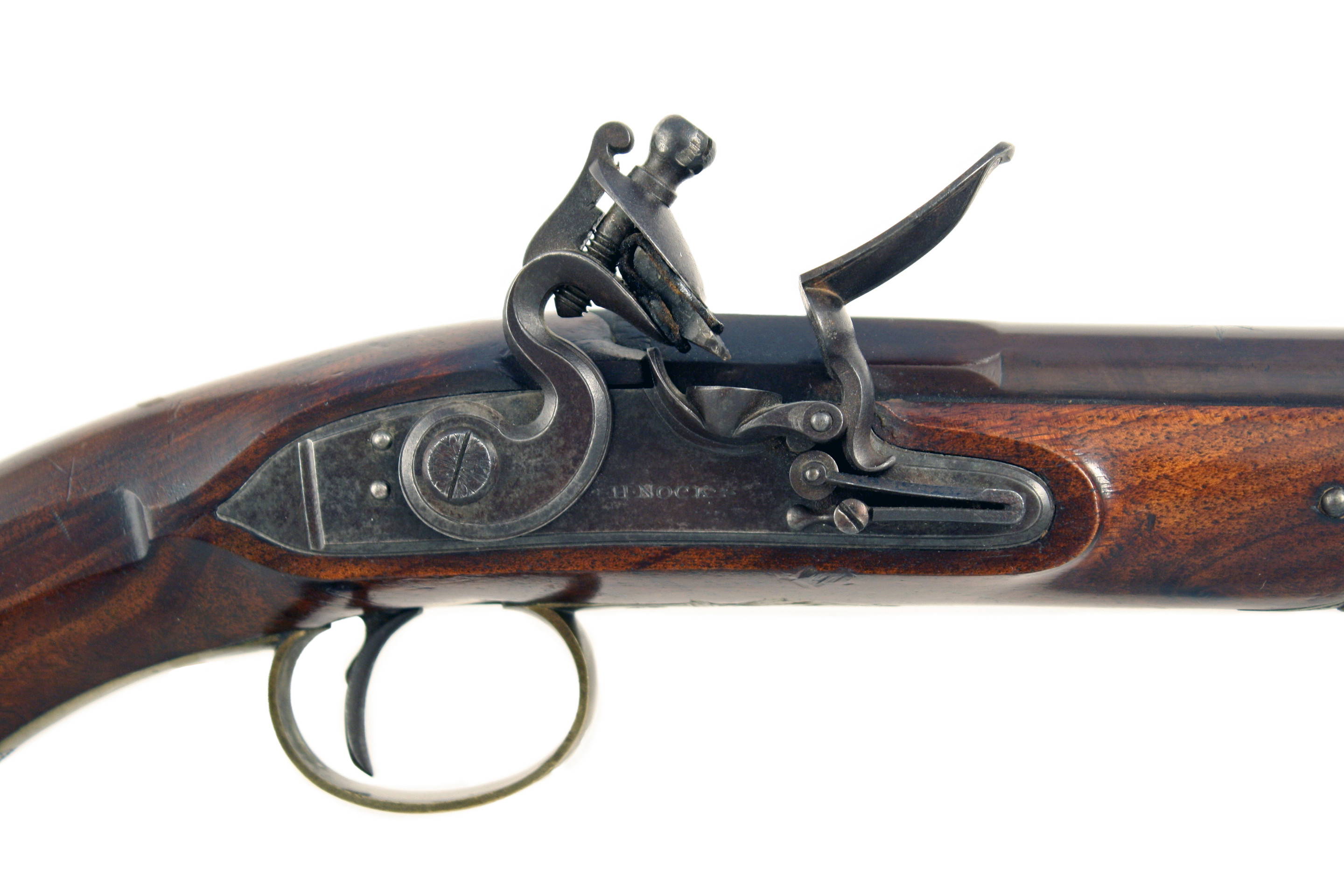 A Superb Pair of Flintlock Officers Pistols by H. Nock. - Image 5