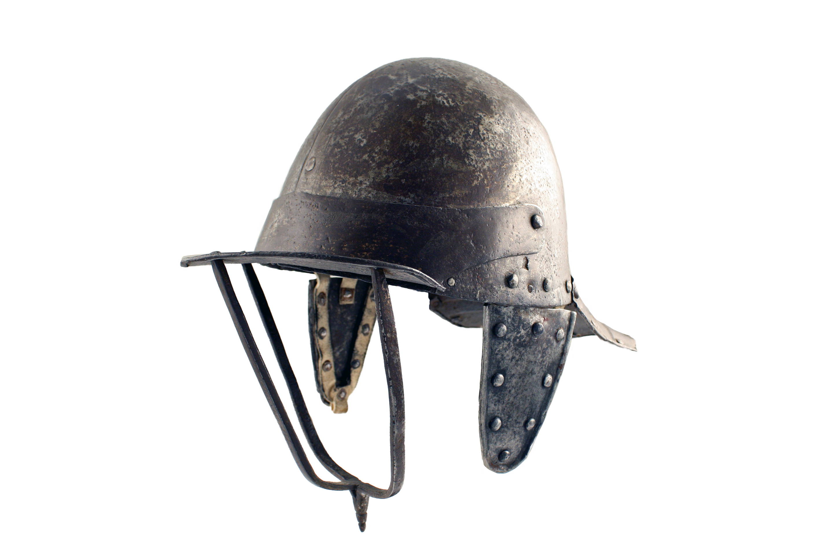 A Three Bar Siege Weight Helmet, English, 17th Century.