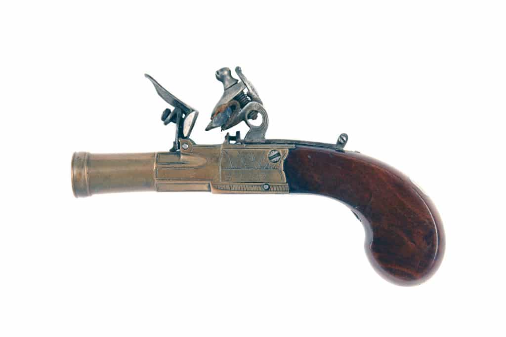 A Small Pair of Flintlock Blunderbuss Pistols by Buchan of Dundee. - Image 6