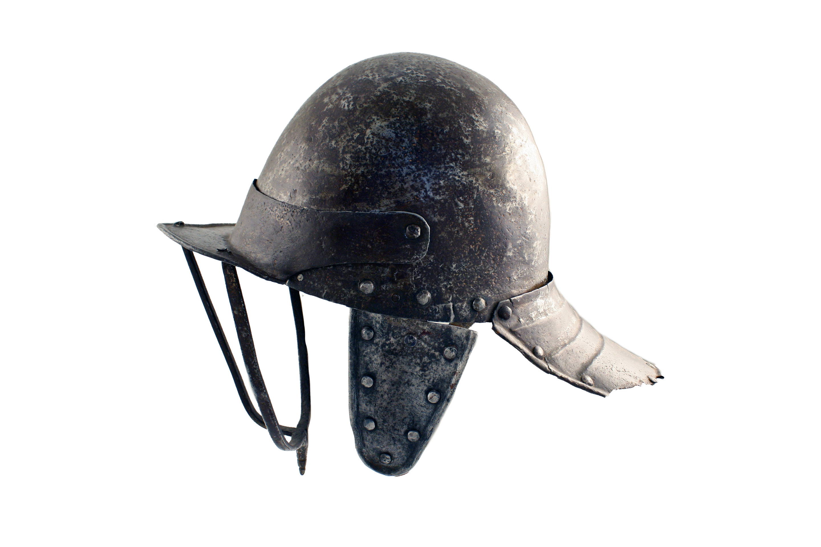 A Three Bar Siege Weight Helmet, English, 17th Century. - Image 5