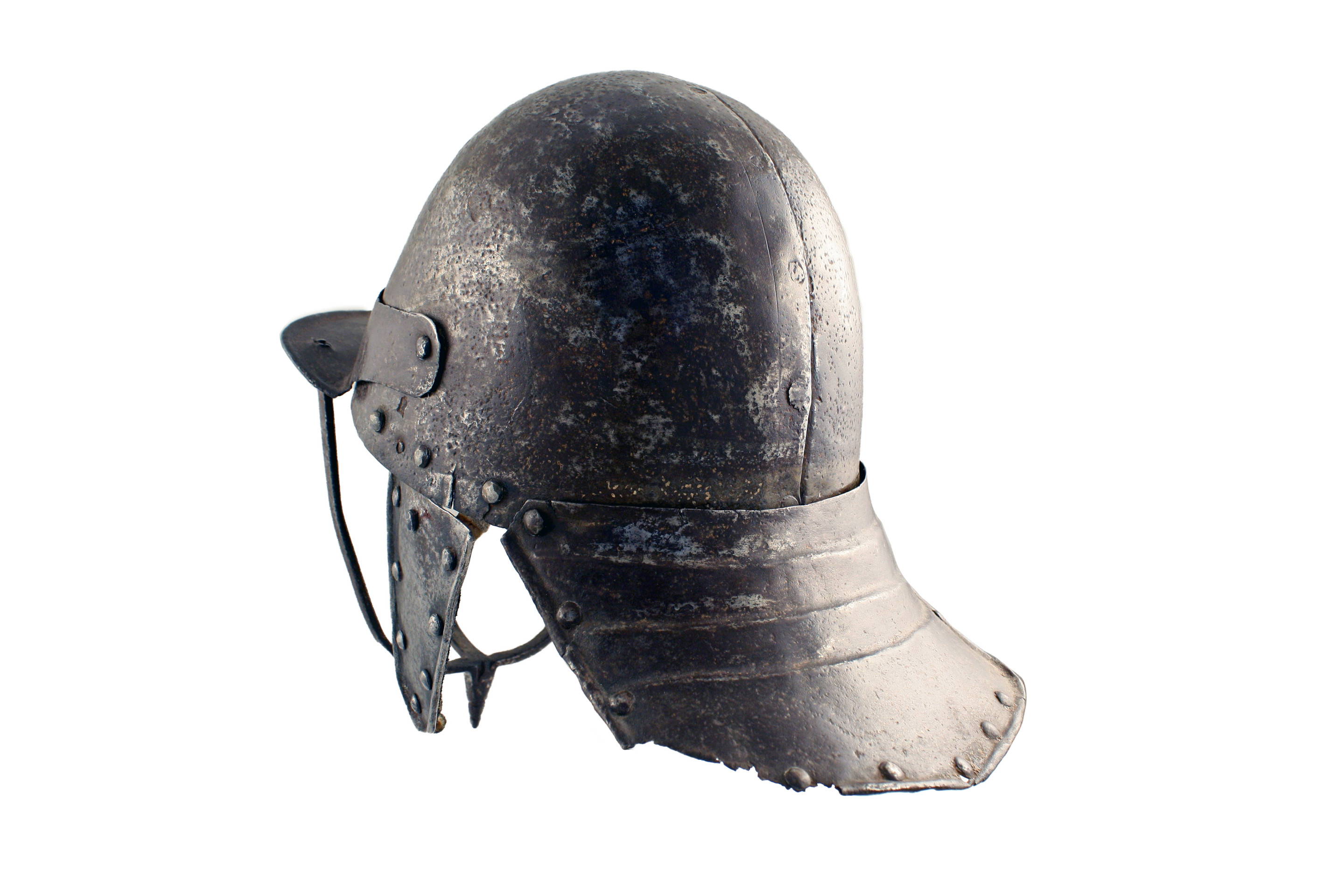 A Three Bar Siege Weight Helmet, English, 17th Century. - Image 3