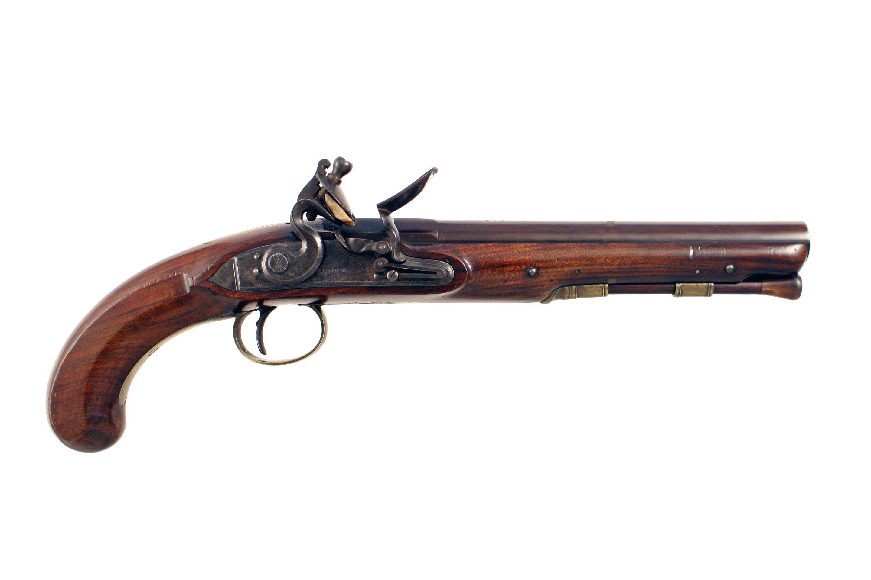 A Superb Pair of Flintlock Officers Pistols by H. Nock. - Image 6