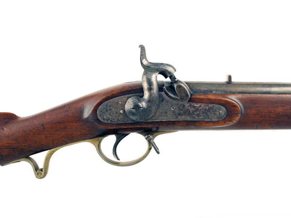 A Good British Military Percussion Carbine, Dated 1847.