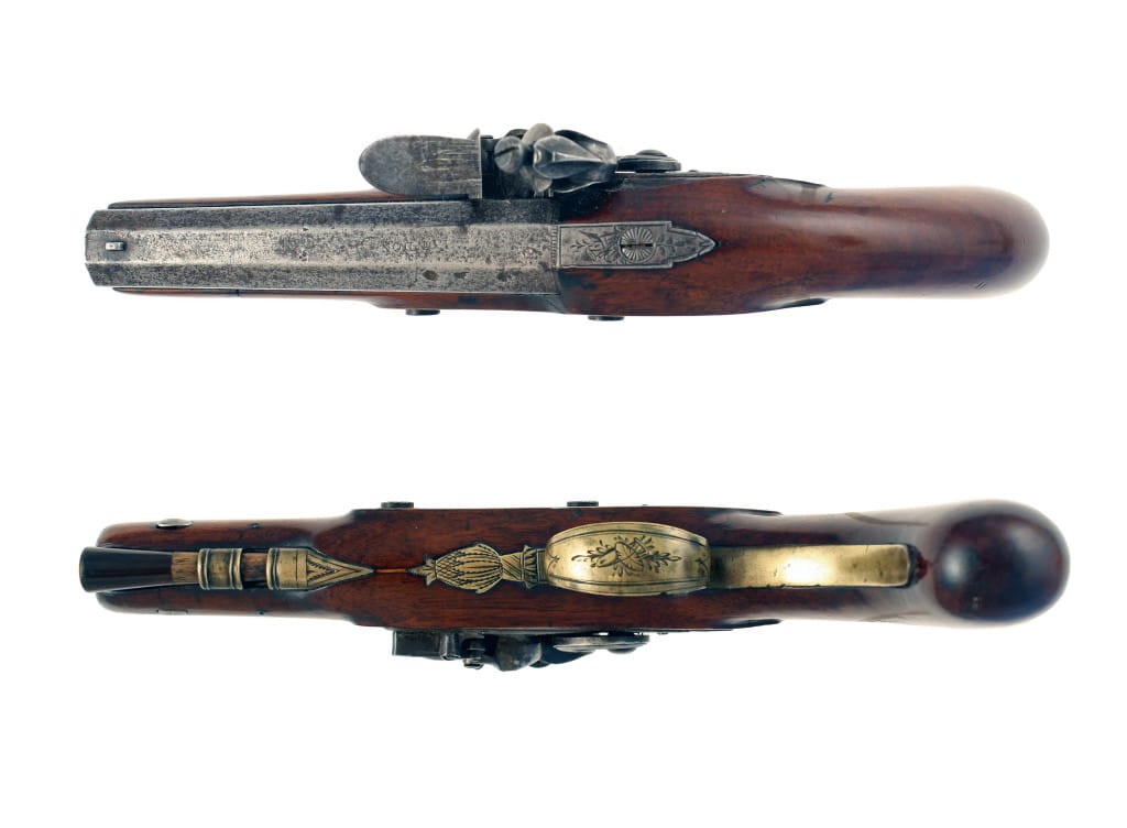 A Flintlock Overcoat Pistol signed Twigg. - Image 3