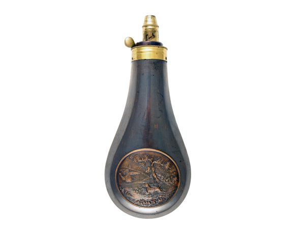 A Crisp Medallion Flask