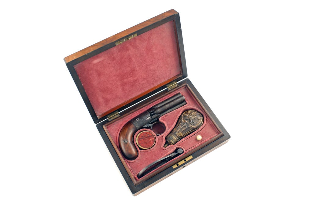 A Cased Mariette Pistol.
