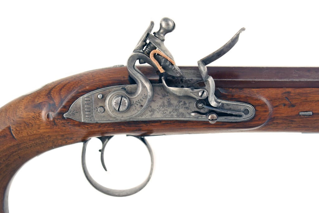 A Superb Pair of Flintlock Officers Pistols by Jn Jones & Son. - Image 6