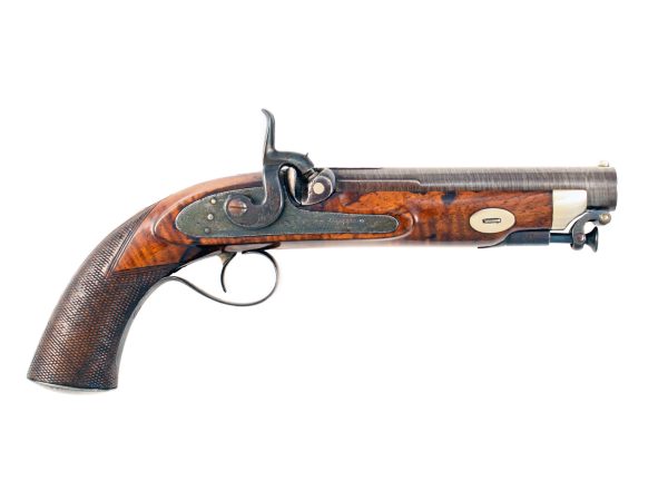 A Percussion Overcoat Pistol by Grandly & Co. London.