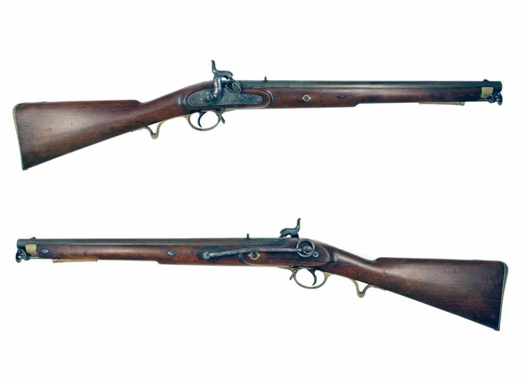 A Good British Military Percussion Carbine, Dated 1847. - Image 3