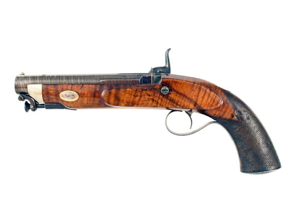 A Percussion Overcoat Pistol by Grandly & Co. London. - Image 3