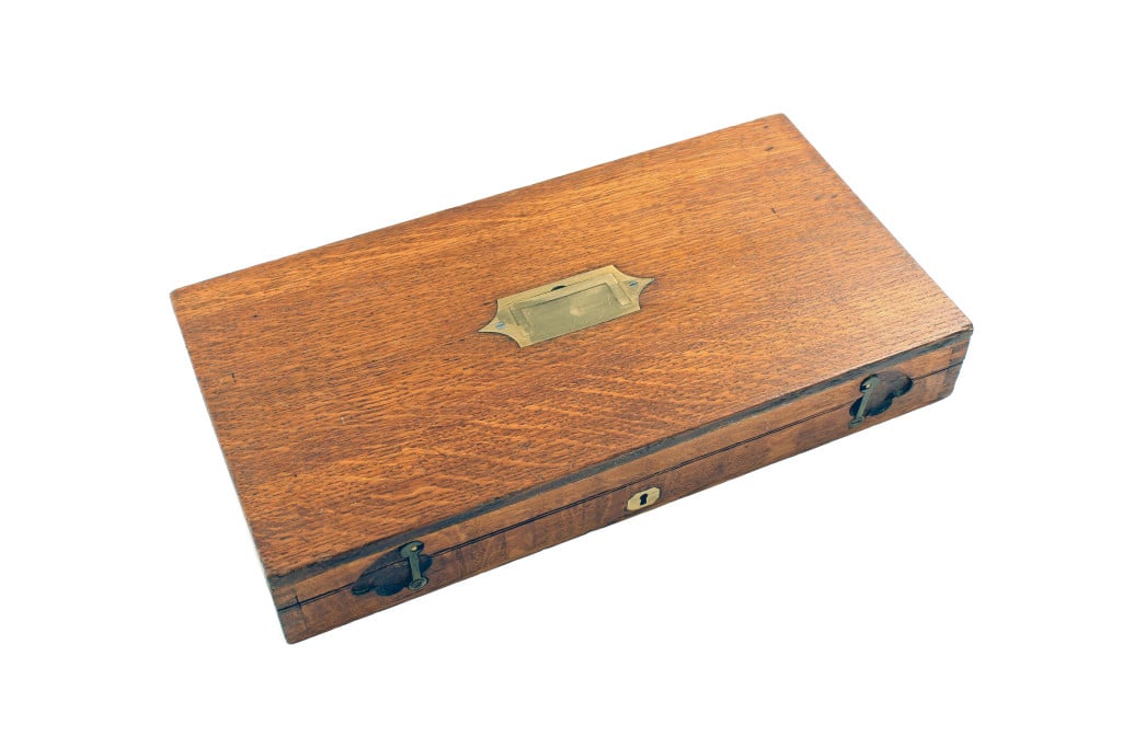 A Fine Cased Pair of Percussion Officers Pistols. - Image 2
