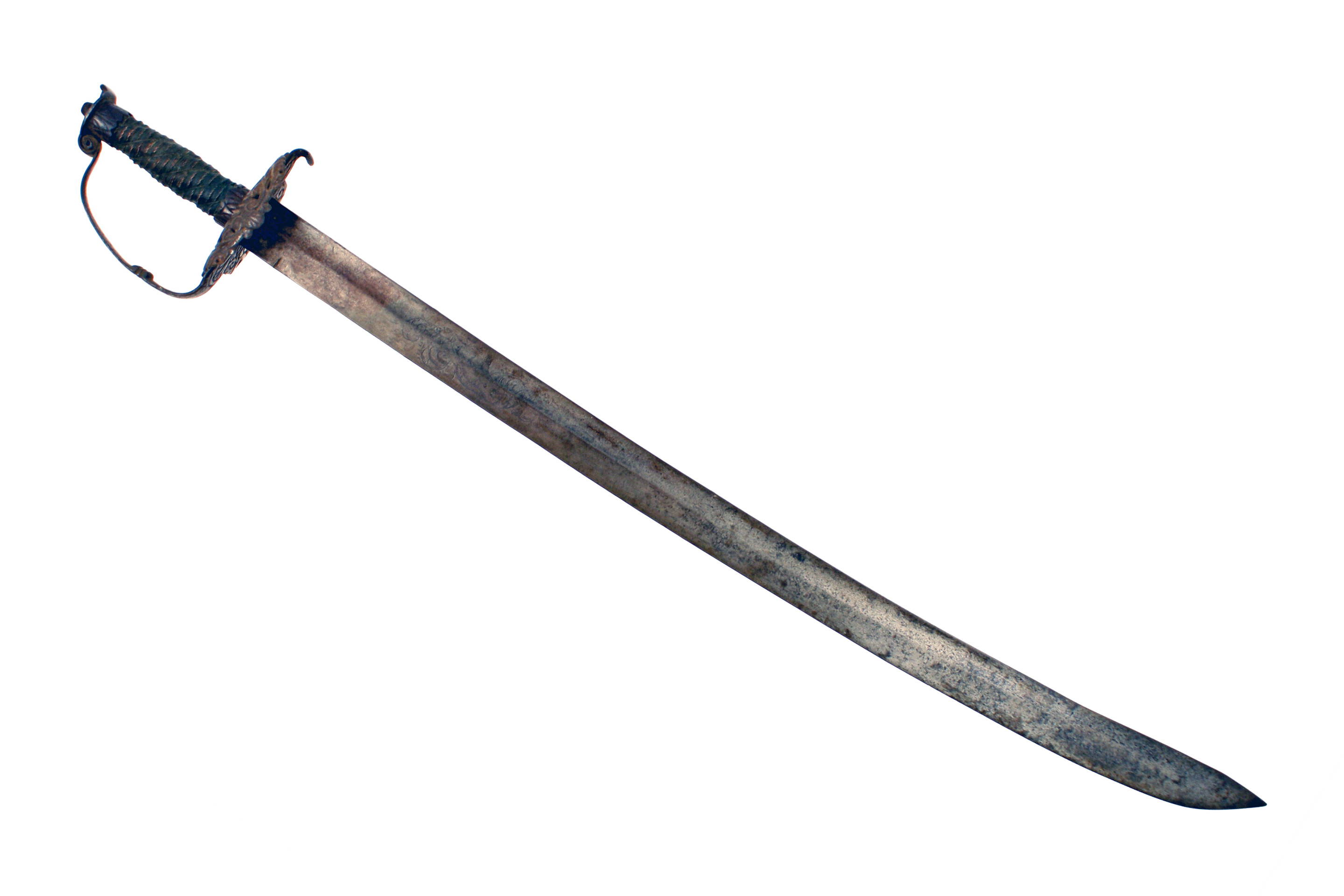 A Superb English Civil War Period Hanger. - Image 7