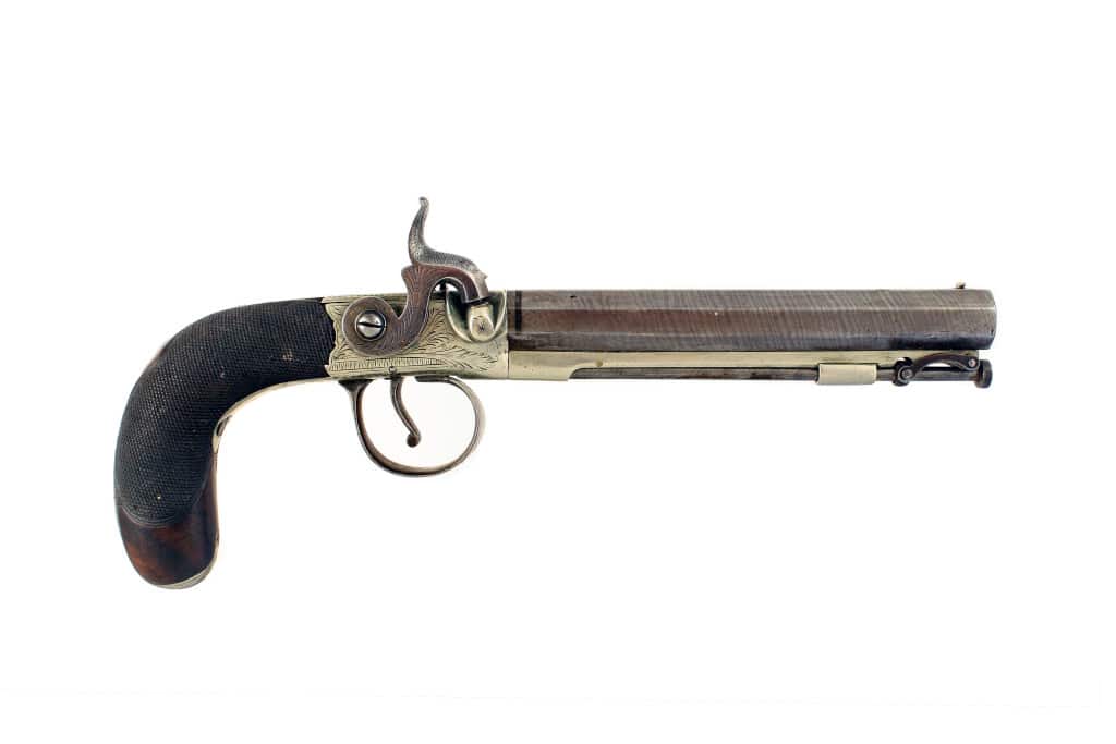 A Cased Pair of Rifled Percussion Pistols - Image 4