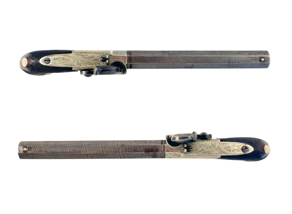 A Cased Pair of Rifled Percussion Pistols - Image 5