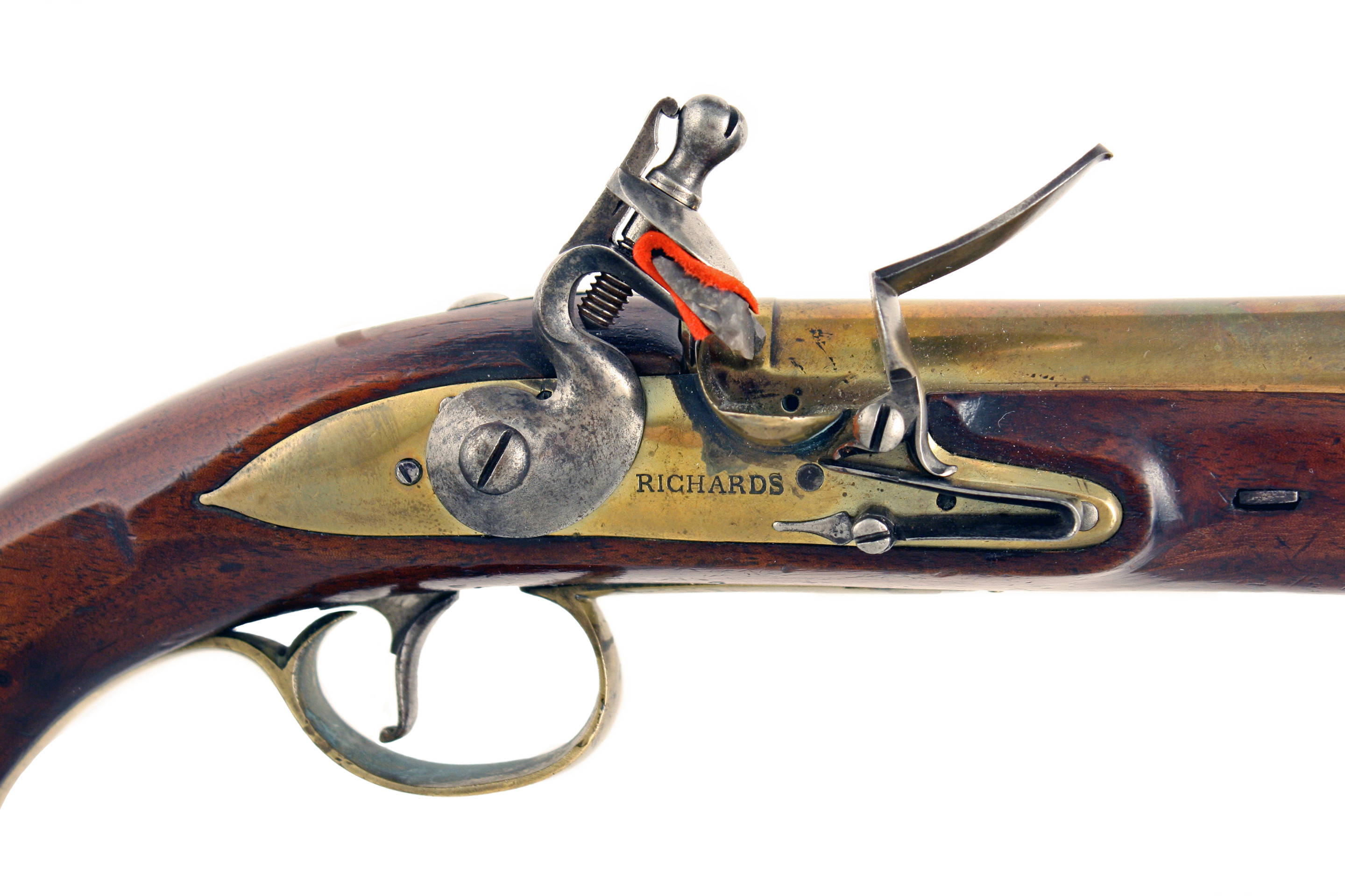 A Good Flintlock Blunderbuss Pistol by Richards of London. - Image 2