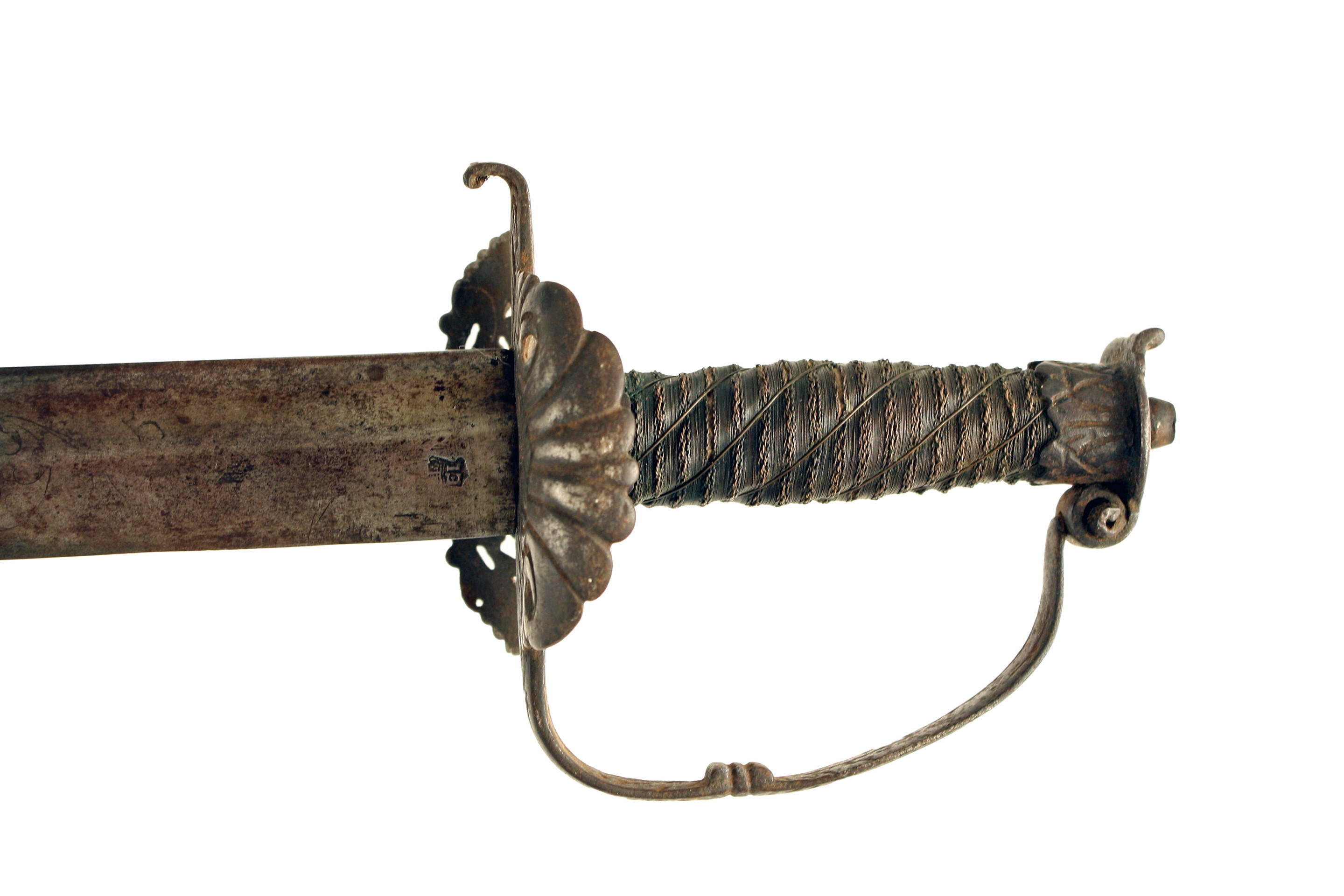 A Superb English Civil War Period Hanger. - Image 2