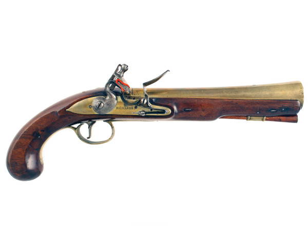 A Good Flintlock Blunderbuss Pistol by Richards of London.