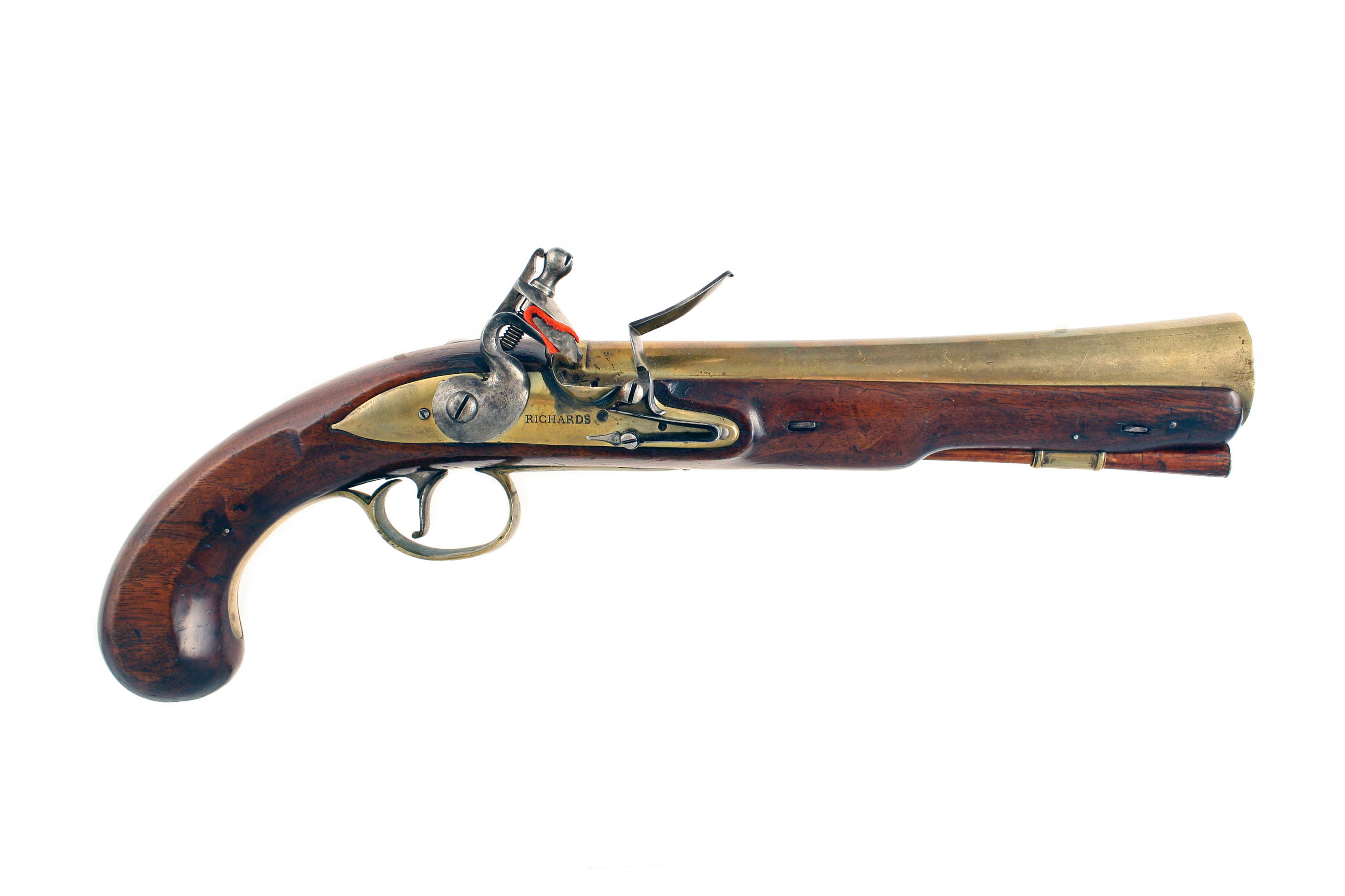 A Good Flintlock Blunderbuss Pistol by Richards of London.