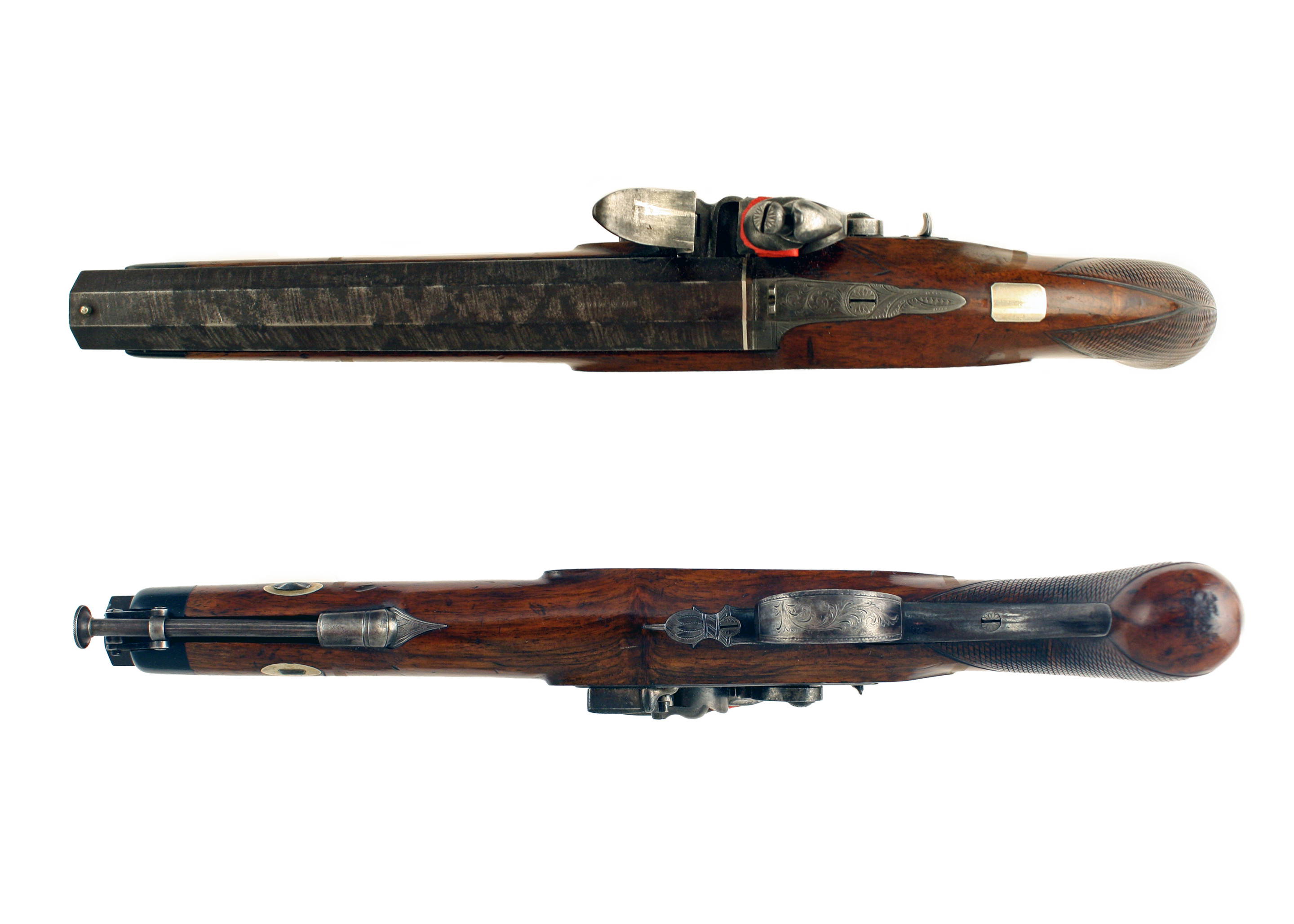 A Good Flintlock Officers Pistol by T. Bolton & Co, London. - Image 2