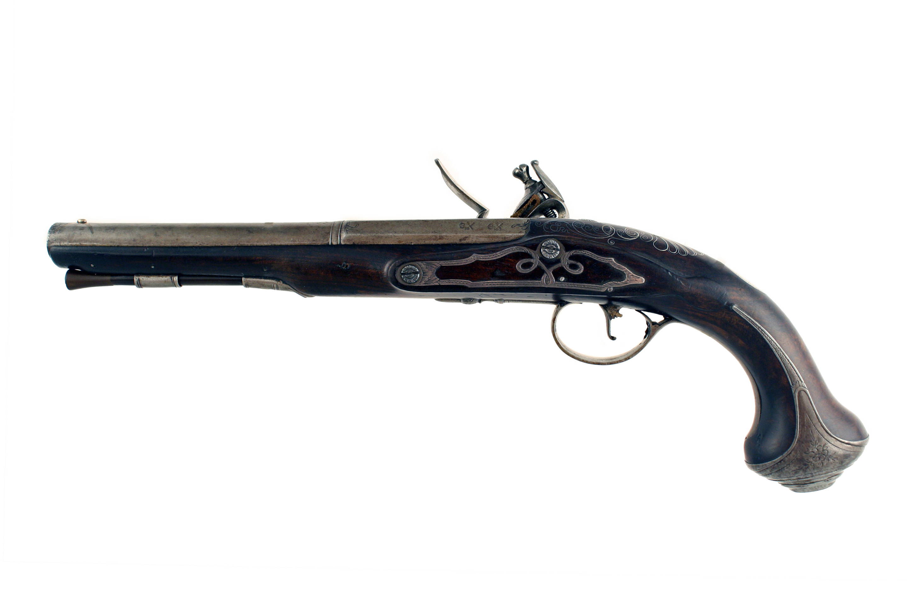 A Flintlock Holster Pistol by Parkes - Image 2