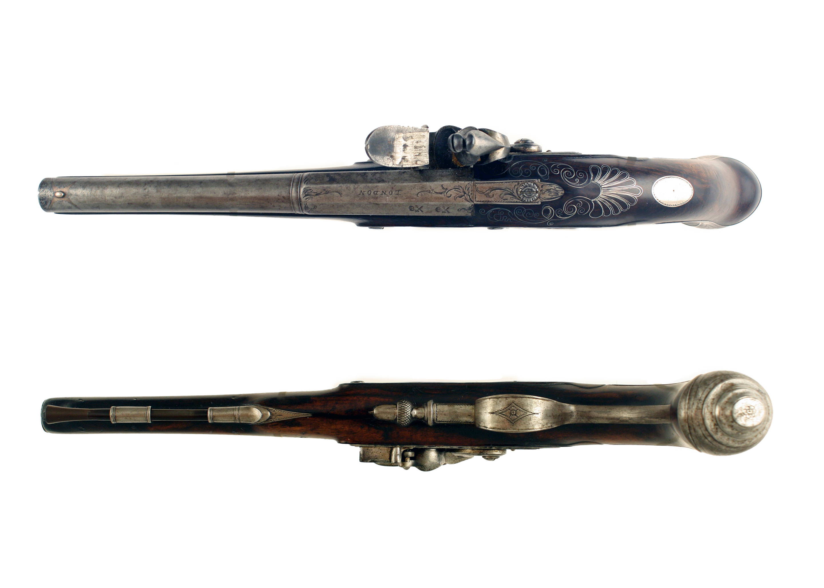 A Flintlock Holster Pistol by Parkes - Image 3