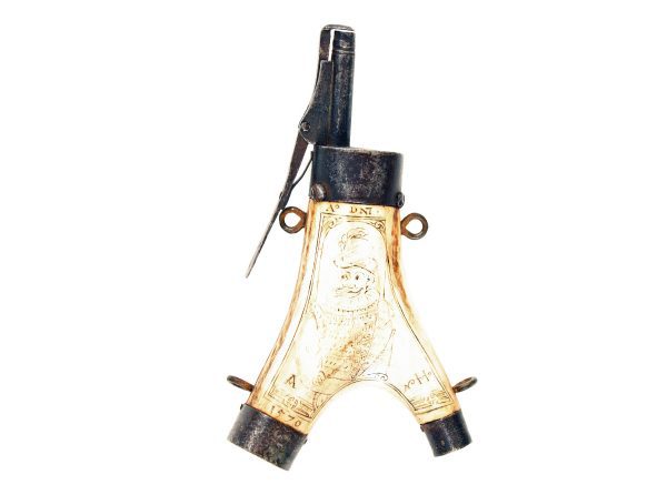 A European Powder Flask, Circa 1570.