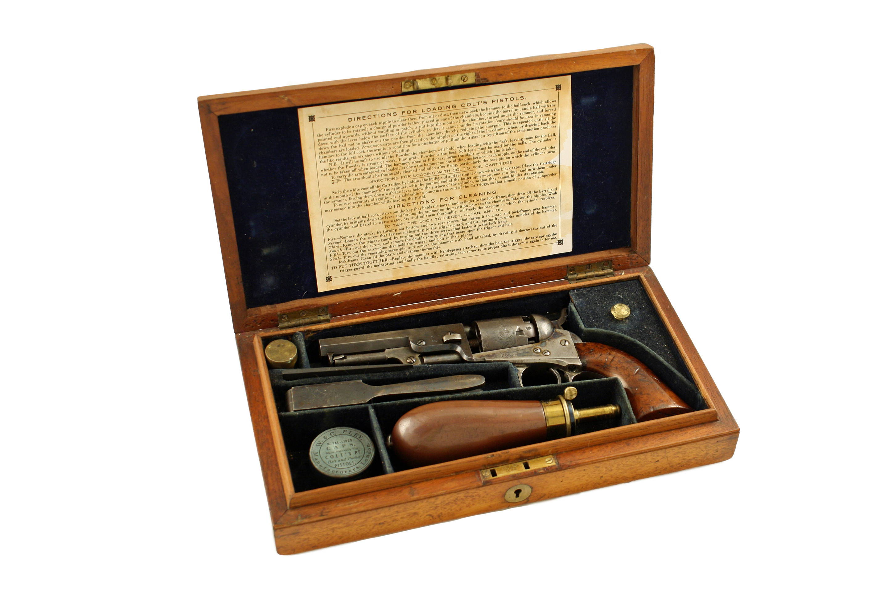 A Cased London Pocket Colt, Circa 1851.