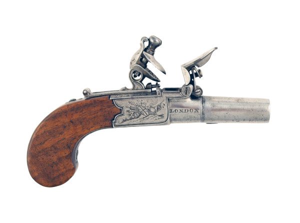 A Pair of Flintlock Pocket Pistols by D.Egg, London. - Image 7