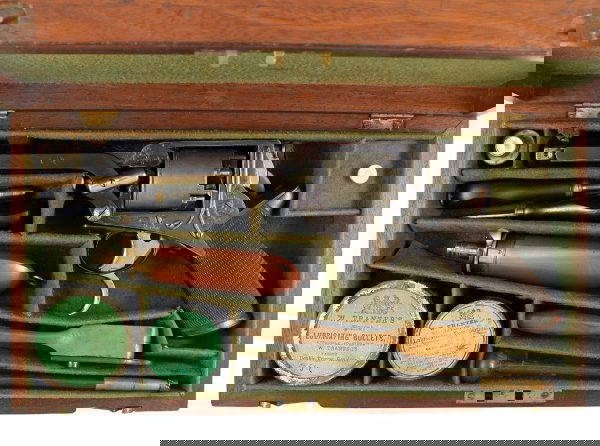 A Good Cased 54 Bore Percussion Double Trigger Tranter, retailed by Thos. Williams, South Castle Street, Liverpool. - Image 4