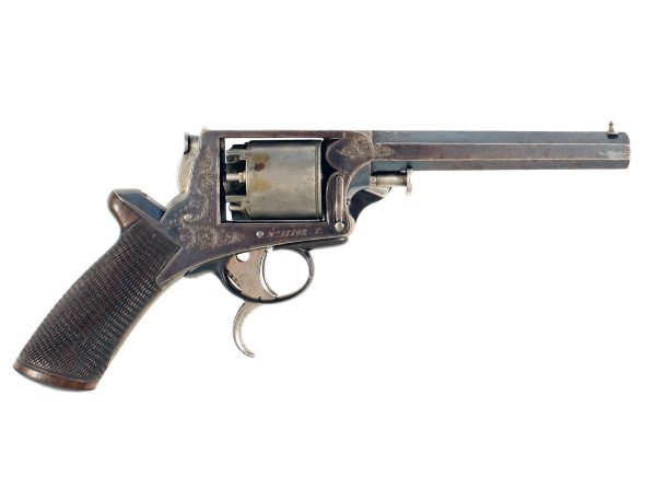 A Good Cased 54 Bore Percussion Double Trigger Tranter, retailed by Thos. Williams, South Castle Street, Liverpool. - Image 6