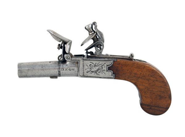 A Pair of Flintlock Pocket Pistols by D.Egg, London. - Image 4