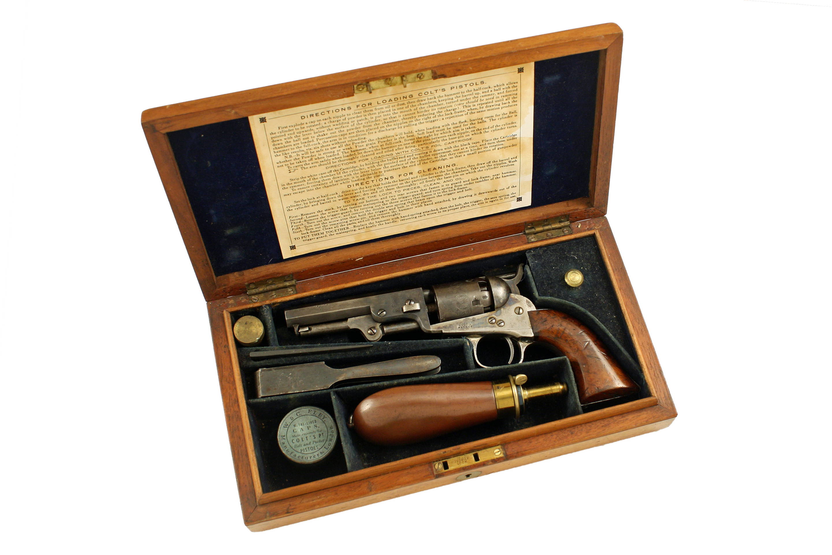 A Cased London Pocket Colt, Circa 1851. - Image 2