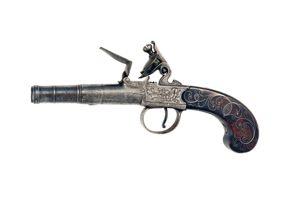A Pair of Cannon Barrel Pistols by Furber, London. - Image 7