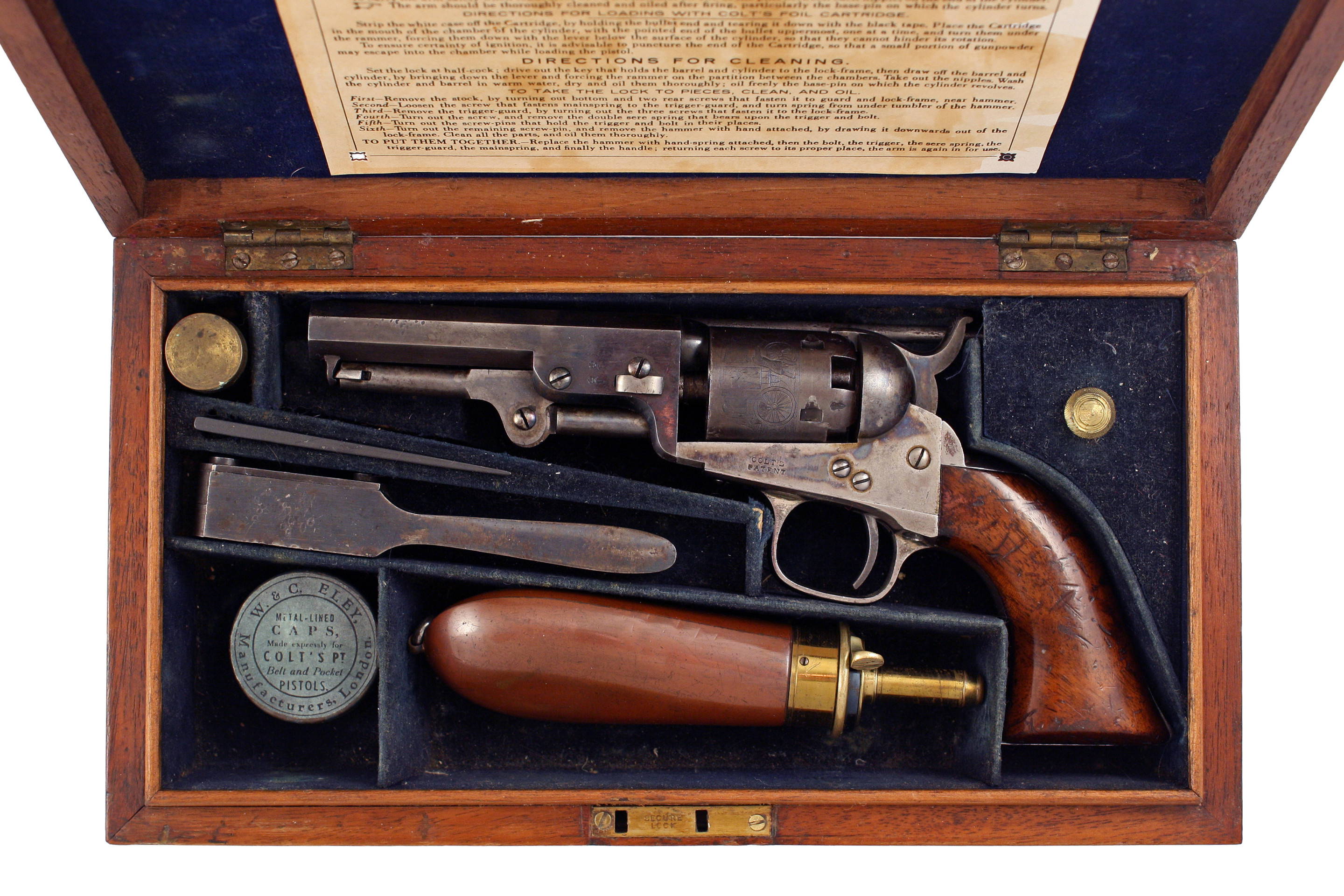A Cased London Pocket Colt, Circa 1851. - Image 6