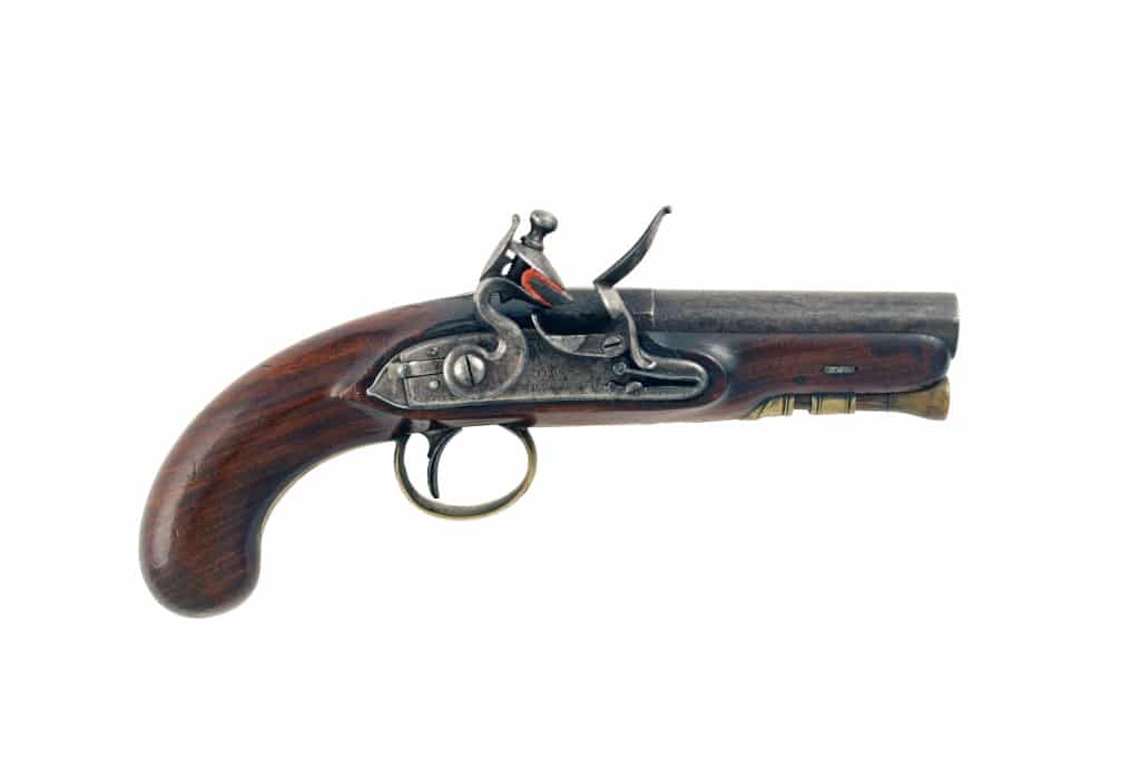 A Fine and Rare Pair of Flintlock Overcoat Pistols Reportedly For An Inspector of Mail Coaches - Image 2