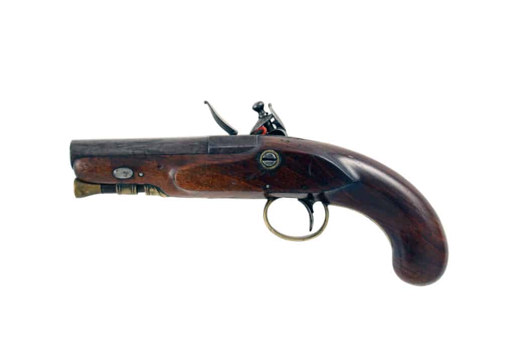 A Fine and Rare Pair of Flintlock Overcoat Pistols Reportedly For An Inspector of Mail Coaches - Image 4