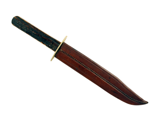 A Clip point Bowie Knife by Jospeh Allen & Sons.