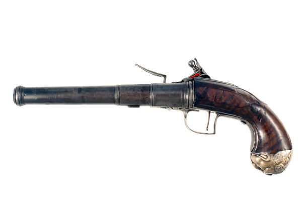 A Flintlock Queen Anne by Le Marie of London. - Image 4