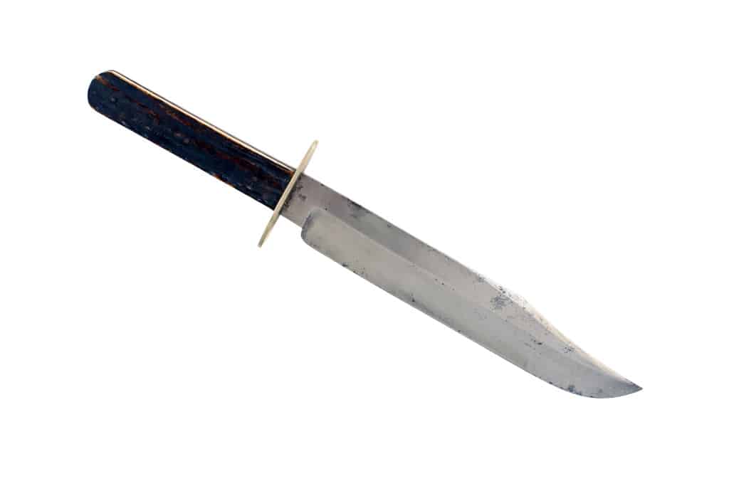 A Clip point Bowie Knife by Jospeh Allen & Sons. - Image 4