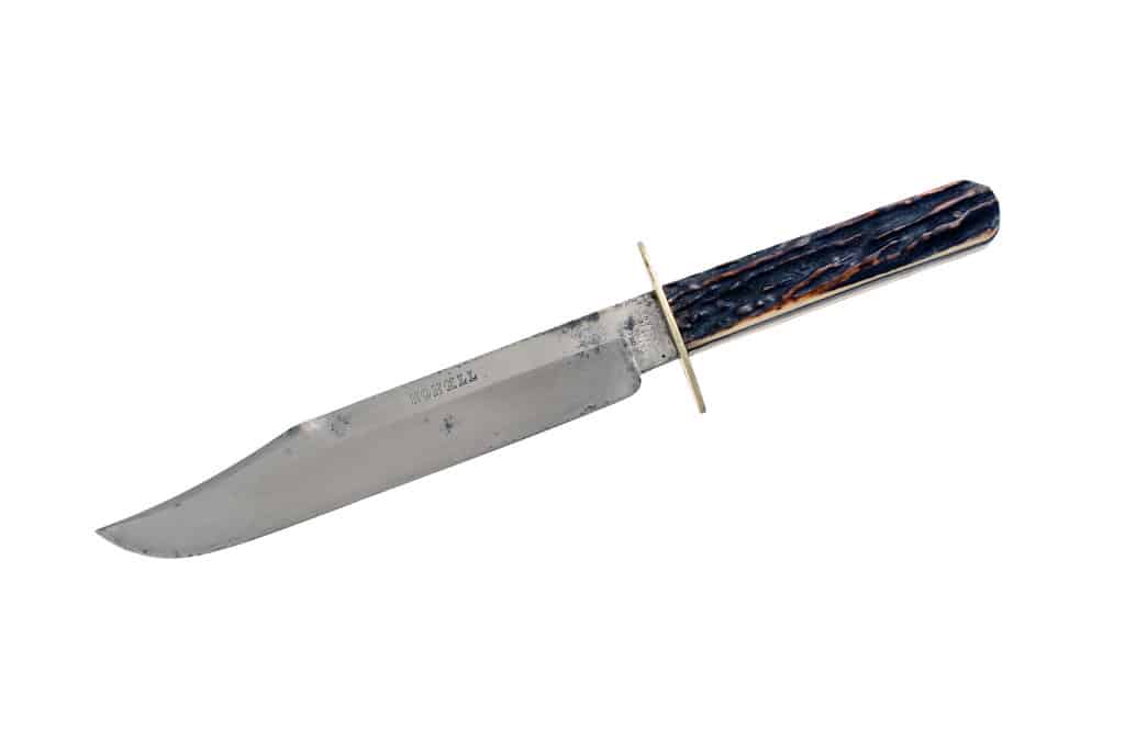 A Clip point Bowie Knife by Jospeh Allen & Sons. - Image 2