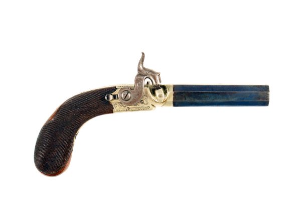A Cased Pair of Percussion Pocket Pistols by Harvey & Co. Plymouth - Image 7