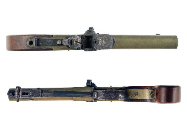 An Untouched Flintlock Tap Action Pistol by I. Whitehouse. - Image 2