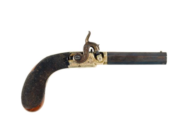 A Cased Pair of Percussion Pocket Pistols by Harvey & Co. Plymouth - Image 8