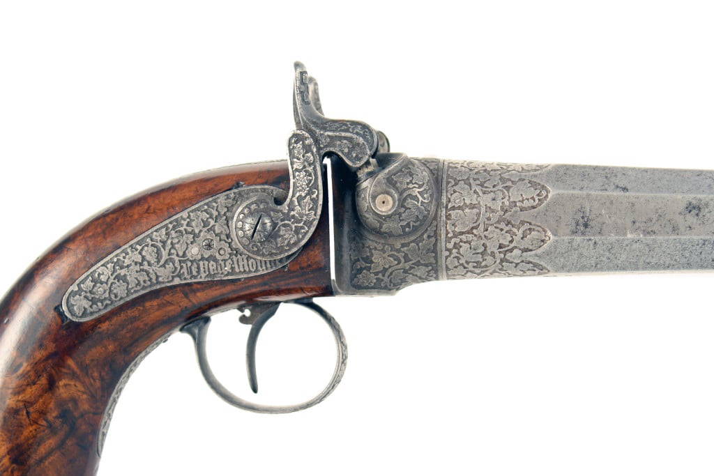 A rare Superimposed Load Pistol by Le Page - Image 4